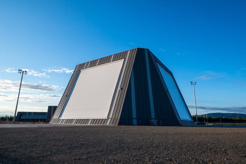 The S-Band Long Range Discrimination Radar (LRDR) at Clear Space Force Station, Alaska. (Photo: Missile Defense Agency)