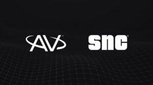 AeroVironment and Sierran Nevada Corporation logos next to each other as a sign a cooperative agreement.