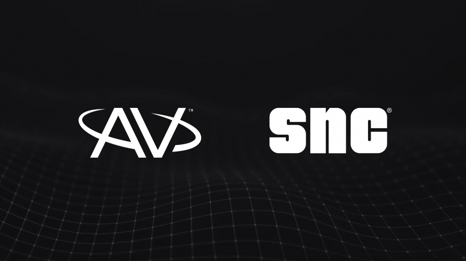 AeroVironment and Sierran Nevada Corporation logos next to each other as a sign a cooperative agreement.