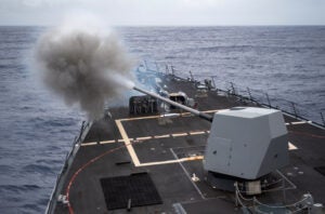 Navy Investing In Guns, Pushing For Counter-UAS Mission With HVPs