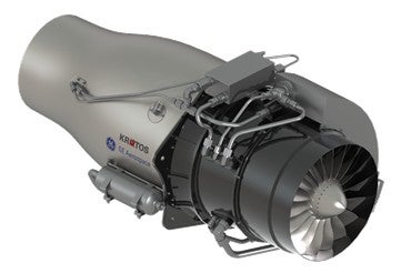 Kratos and GE Aerospace concept rendition of the GEK1500 Engine for Collaborate Combat Aircraft. (Image: Kratos)