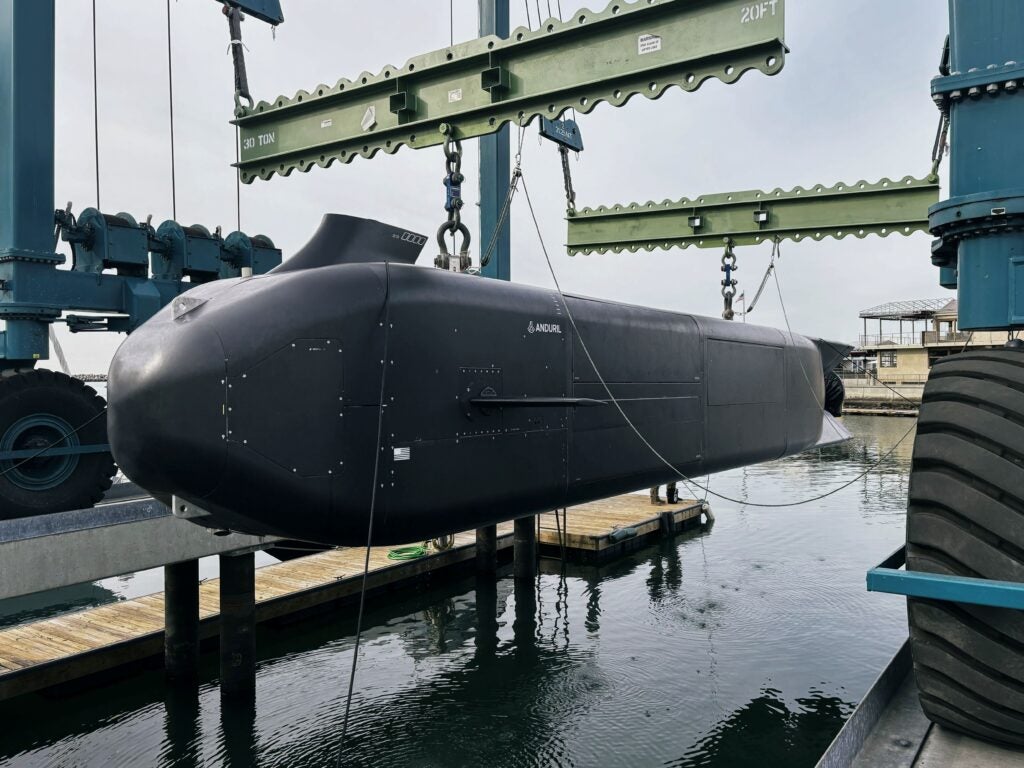 Anduril's Dive-XL autonomous undersea vehicle was selected to be tested in the Defense Innovation Unit's Combat Autonomous Maritime Platform Project (CAMP). (Photo: Anduril)