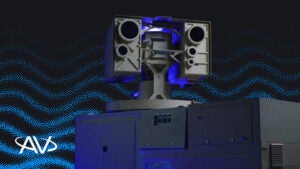AV Demonstrates Laser Weapon System Aboard Navy Aircraft Carrier Against Drones