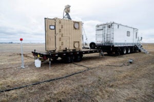 Navy Demos Dual Use Laser For Power Transfer And C-UAS