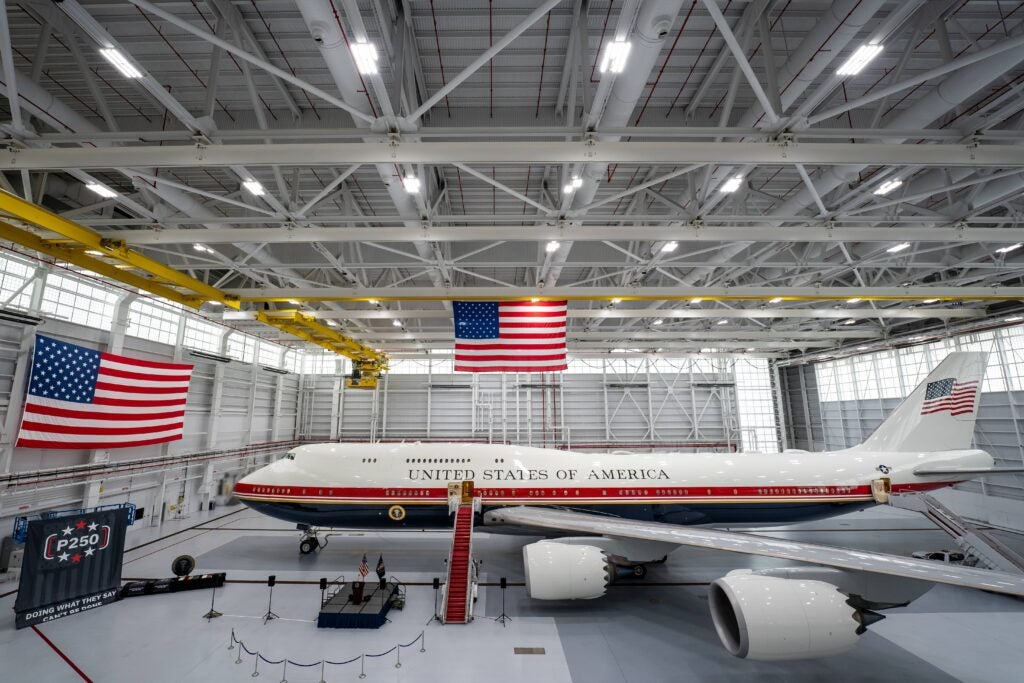 VC-25B Bridge aircraft arrives at Joint Base Andrews, begins commissioning flights. (Photo: U.S. Air Force)