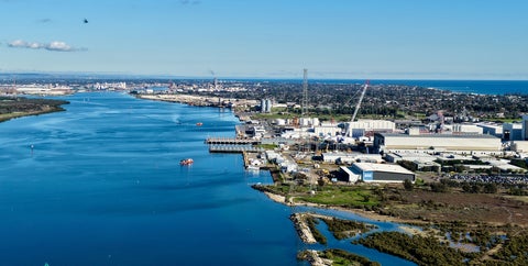 Osborne Naval Shipyard, South Australia. (Image: Amentum)