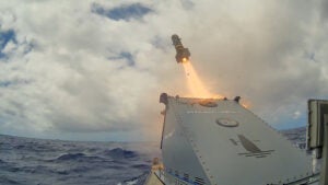 Saildrone And Lockheed Martin Test Fired Missiles Off USV During RIMPAC