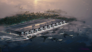 An Anduril image showing the notional design for its new planned Arsenal-2 facility in Baltimore County, Md. (Image: Anduril)